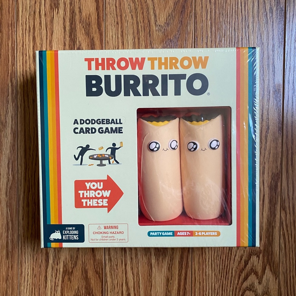 THROW THROW BURRITO A DODGEBALL CARD GAME SEALED